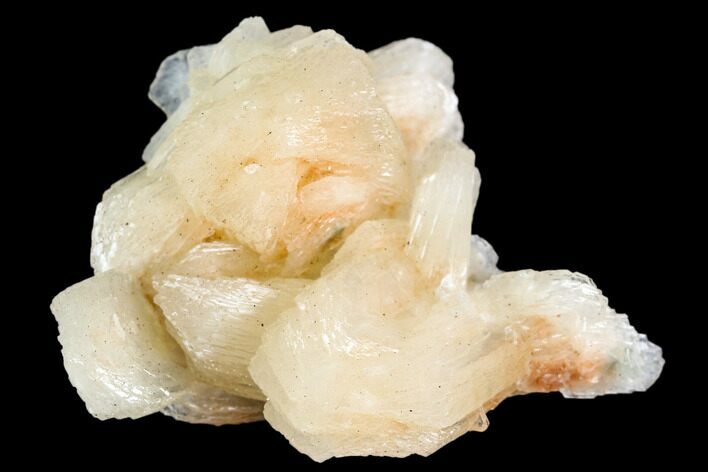 Peach Colored Stilbite Crystal Cluster - India #126116